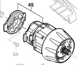 Boîte d´engrenage réf. 2 609 001 711 Bosch